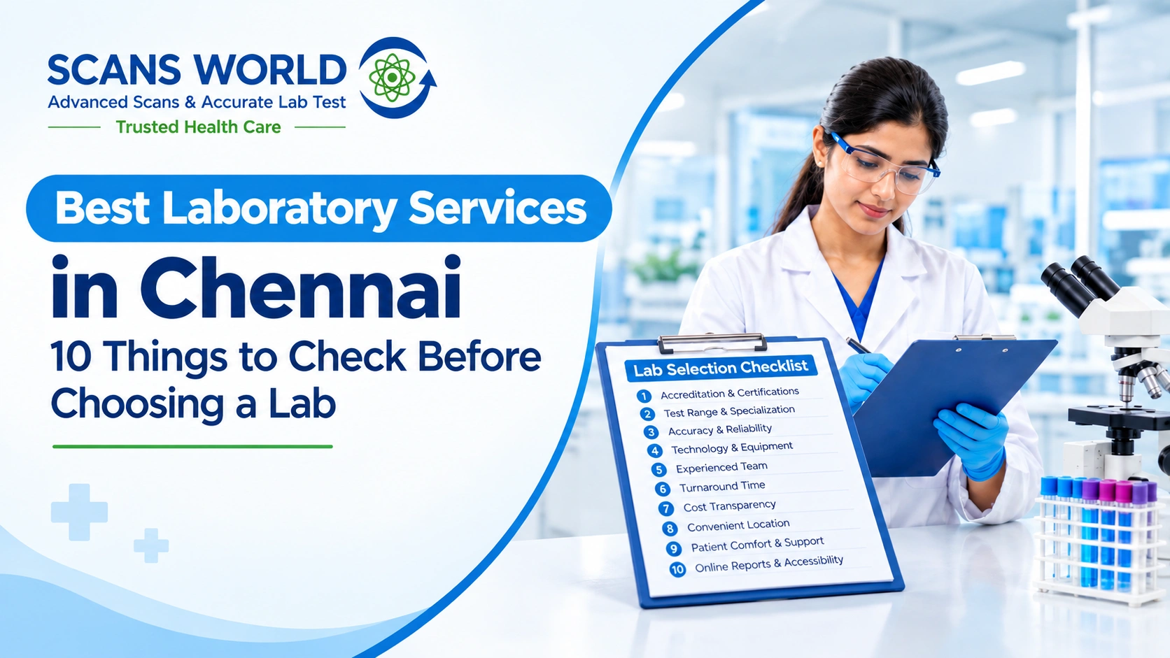 Best Laboratory Services in Chennai: 10 Things to Check Before Choosing a Lab